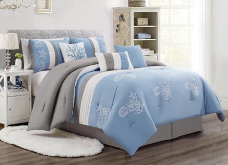 Light Blue Comforter Set National Credit Direct