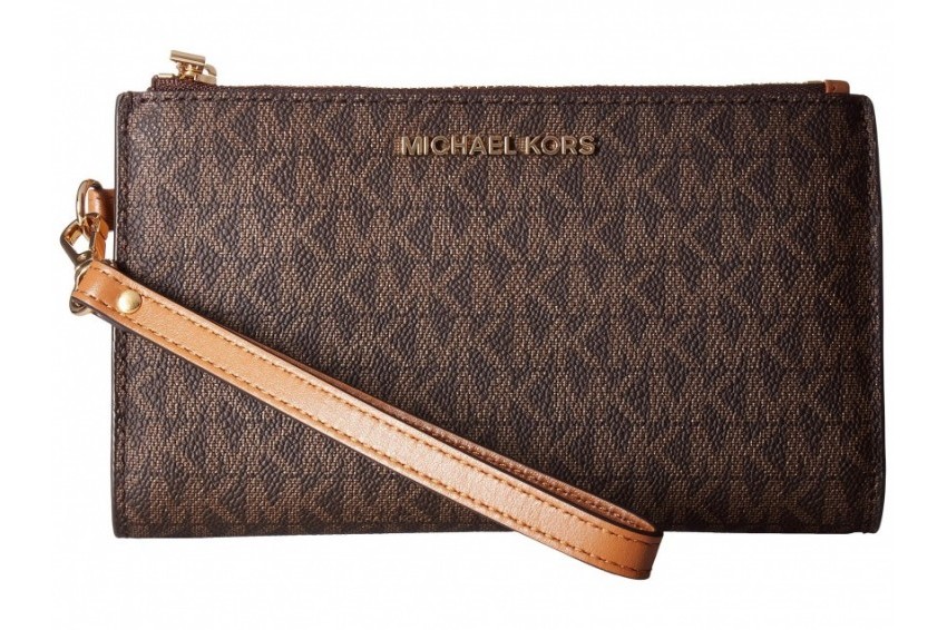 mk logo wristlet