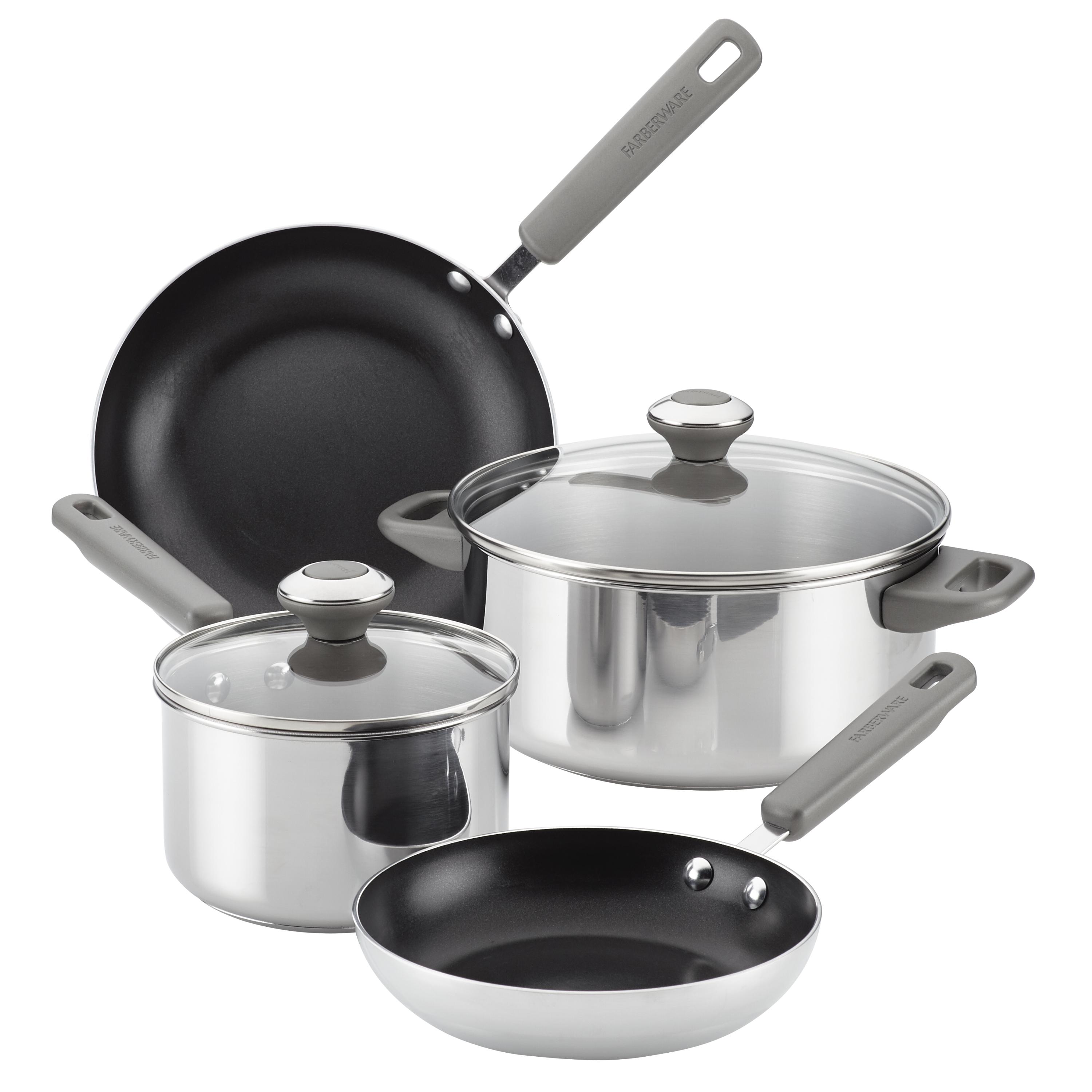Farberware Stainless Steel Kitchen Cookware 6-Piece Set  National Credit Direct
