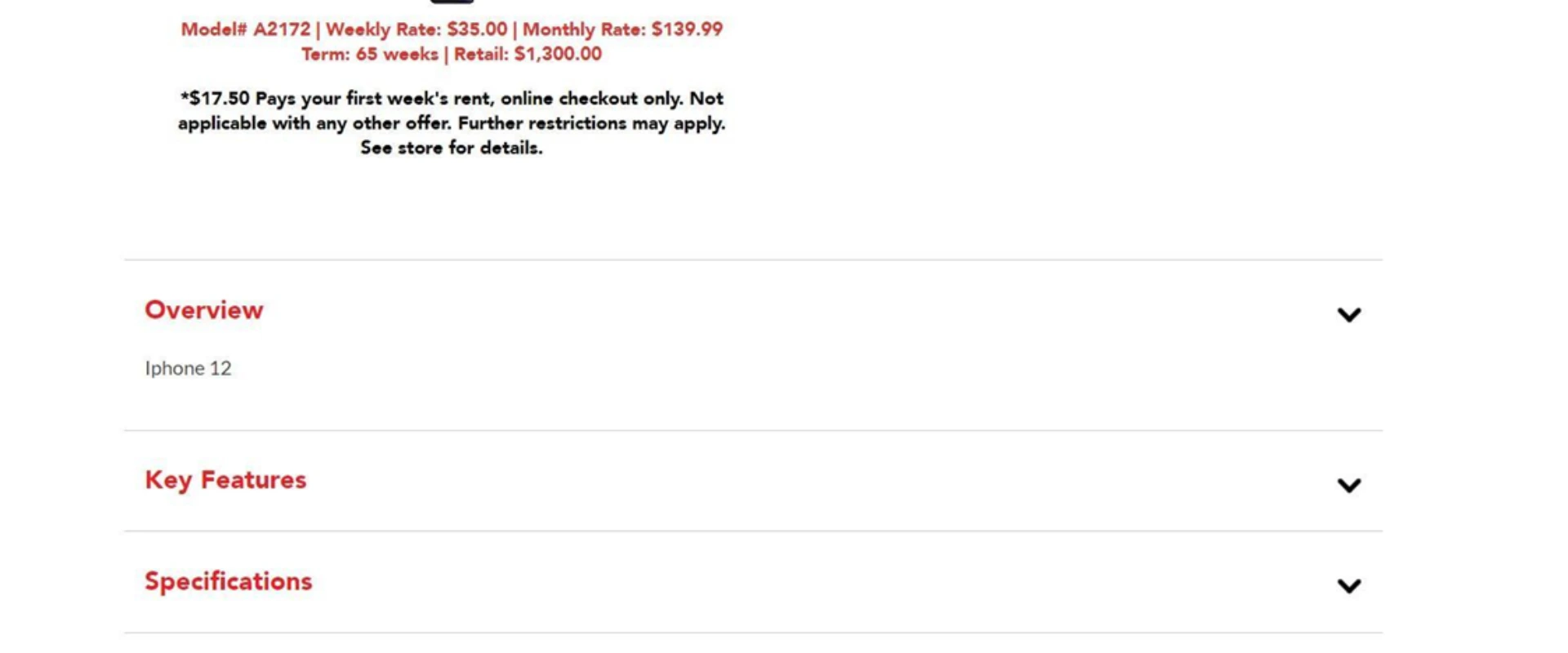 Step 3: View Product Details Step 3: View Product Details