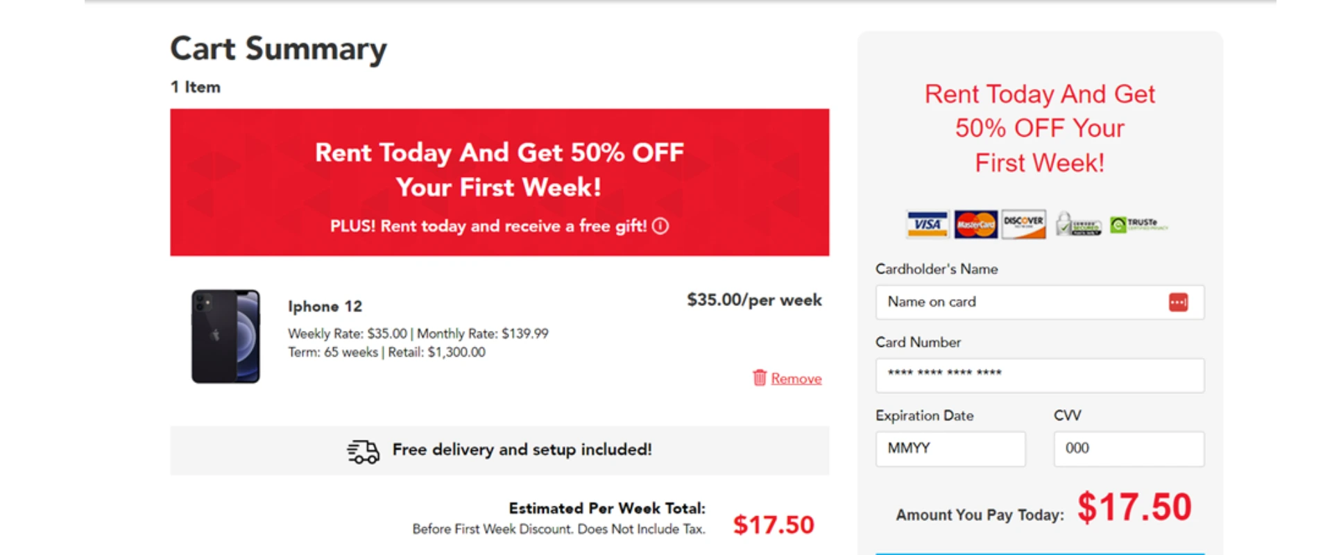 Step 6: Add Info and Place Order Step 6: Add Info and Place Order